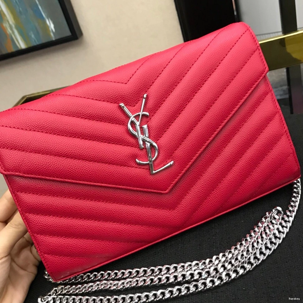 Rep ladies REP WALLET YSL MATELASSÉ CASSANDRE CHAIN 0724